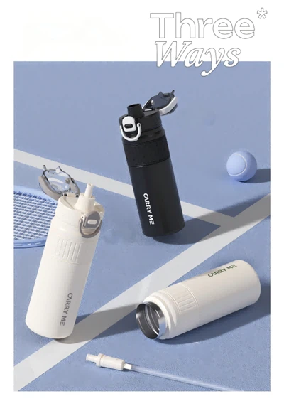 Garrafa de água esportiva isolada